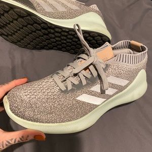 ADIDAS pure bounce gray and mint shoes